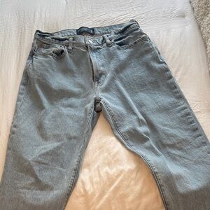 Abercrombie and Fitch light Blue Denim Jeans.  Athletic loose. Size 31x32